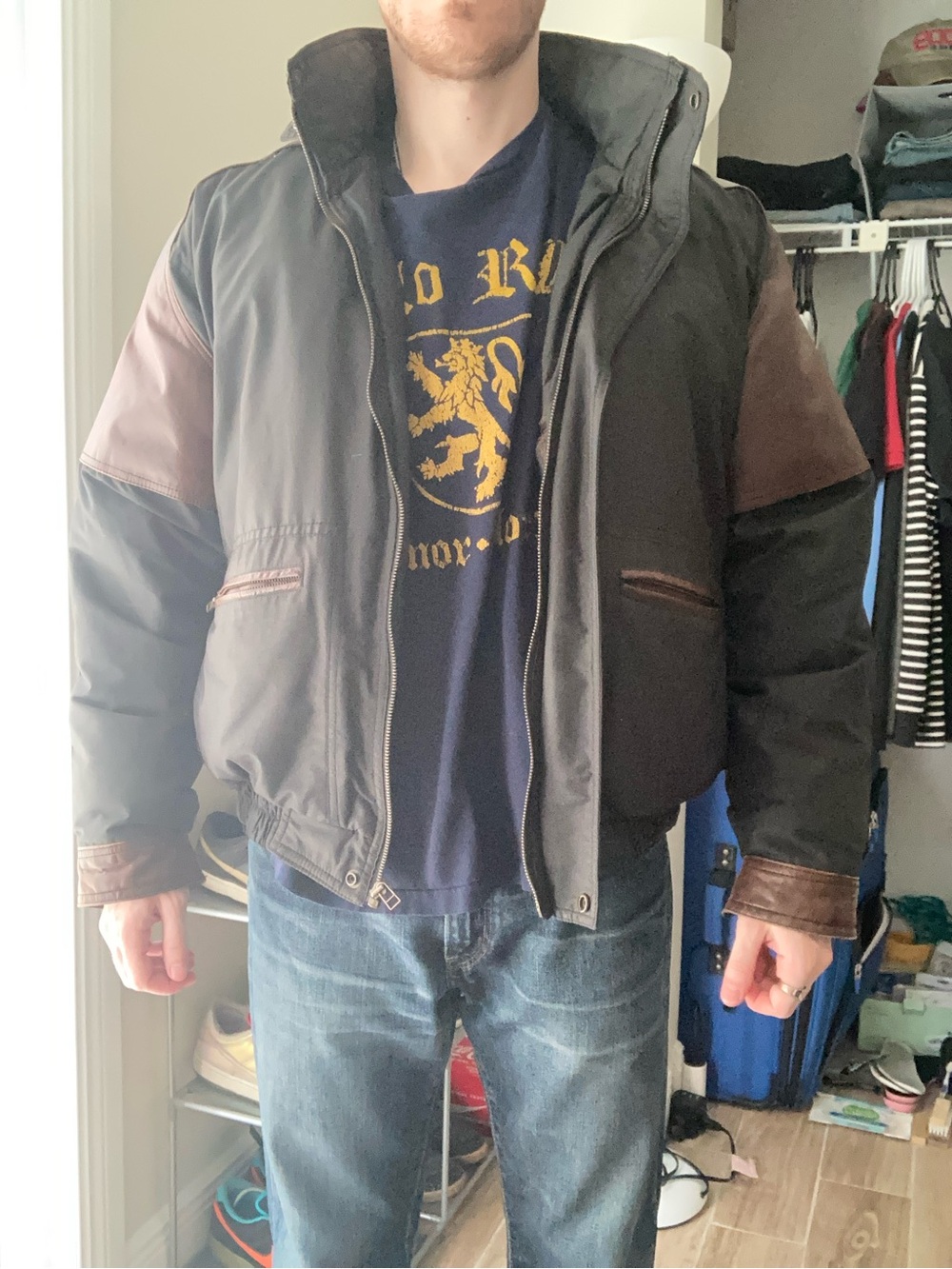 Grail Vintage Phase 2 puffy Bomber Jacket